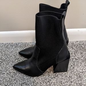 Steve Madden tackle sock booties